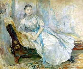 Berthe Morisot : Madame Albine Sermicola in the Studio